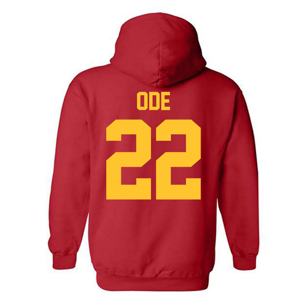 Ferris State - NCAA Women's Basketball : Alesia Ode - Classic Shersey Hooded Sweatshirt-1