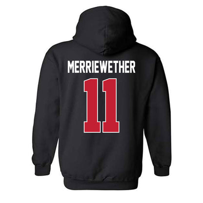 Ferris State - NCAA Stunt : Amanni Merriewether - Classic Shersey Hooded Sweatshirt-1