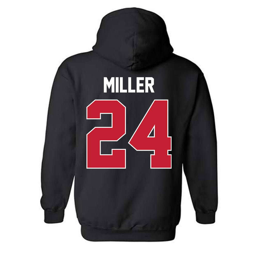 Ferris State - NCAA Softball : Braleigh Miller - Classic Shersey Hooded Sweatshirt-1