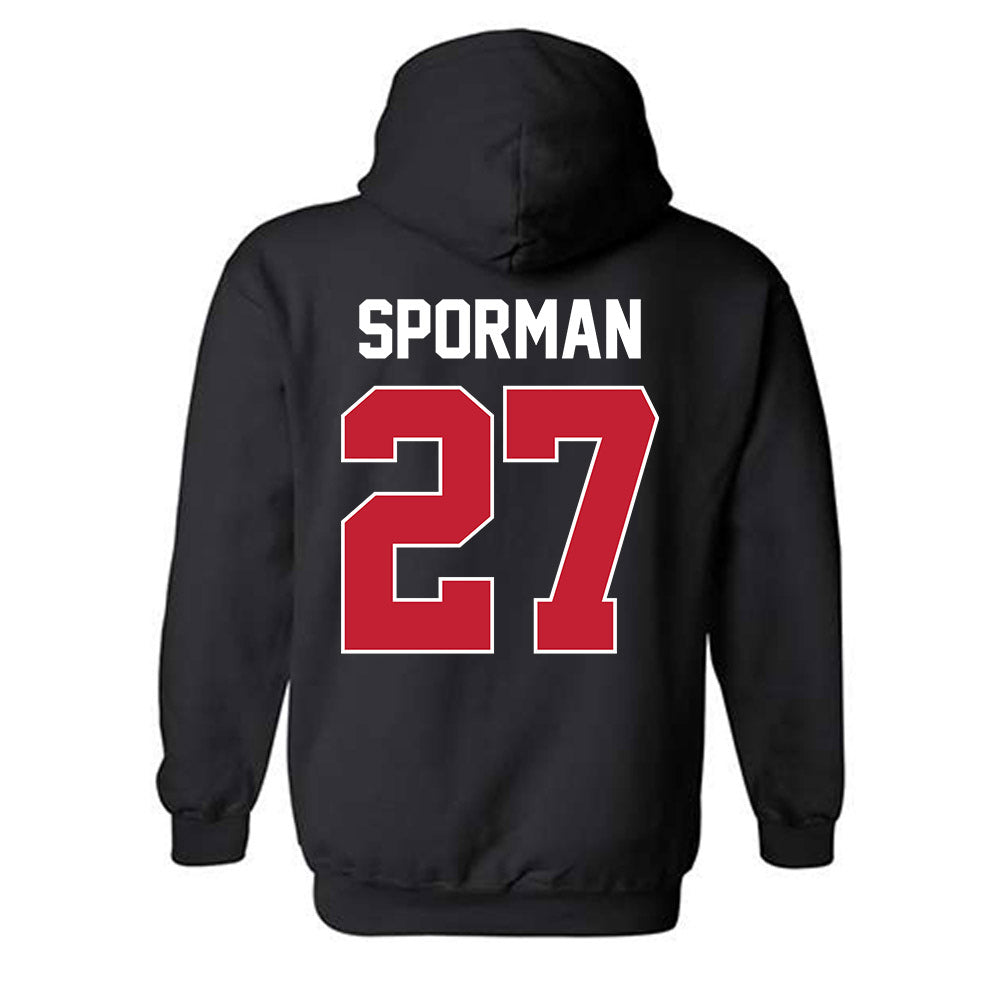 Ferris State - NCAA Football : Ben Sporman - Classic Shersey Hooded Sweatshirt-1