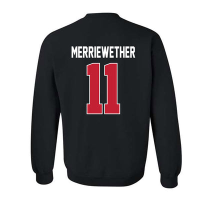 Ferris State - NCAA Stunt : Amanni Merriewether - Classic Shersey Crewneck Sweatshirt-1