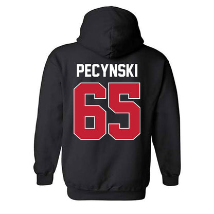 Ferris State - NCAA Football : Cory Pecynski - Classic Shersey Hooded Sweatshirt-1
