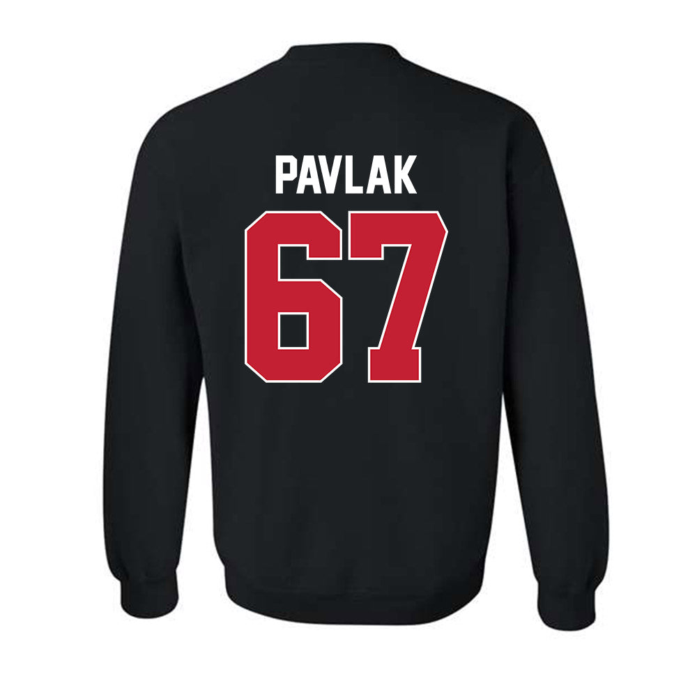Ferris State - NCAA Football : Avery Pavlak - Classic Shersey Crewneck Sweatshirt-1