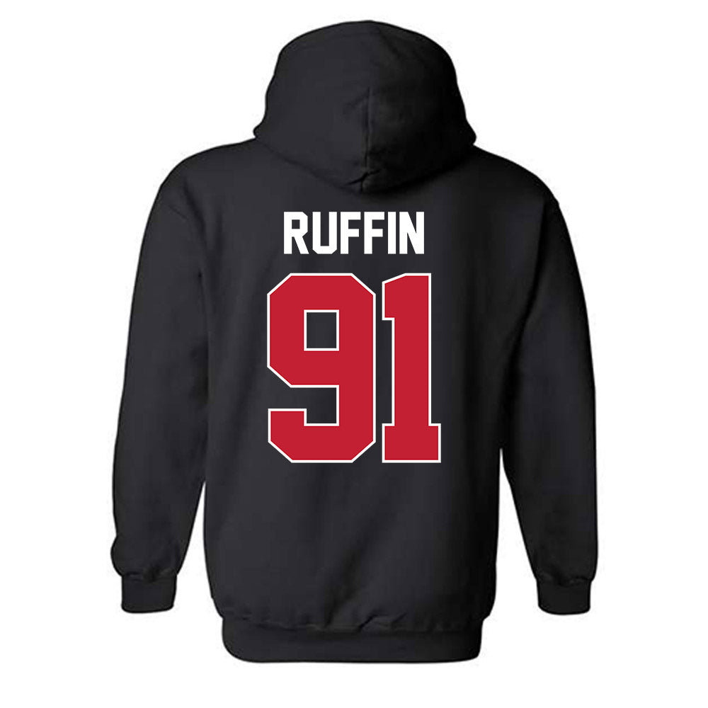 Ferris State - NCAA Football : J-vonne Ruffin - Classic Shersey Hooded Sweatshirt-1