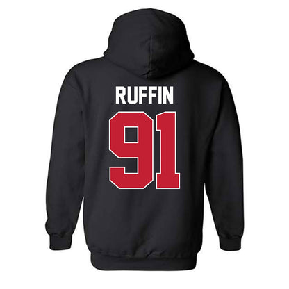 Ferris State - NCAA Football : J-vonne Ruffin - Classic Shersey Hooded Sweatshirt-1