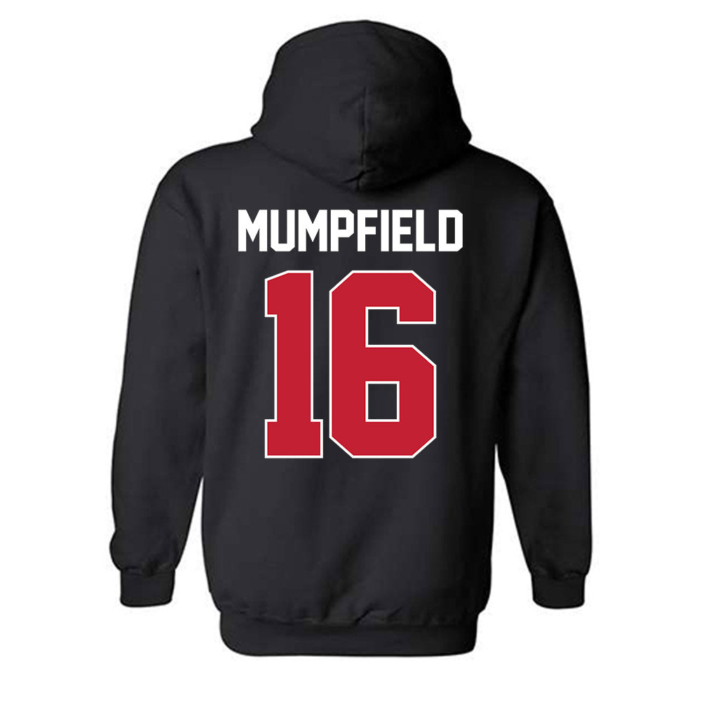 Ferris State - NCAA Football : Leeshaun Mumpfield - Classic Shersey Hooded Sweatshirt-1