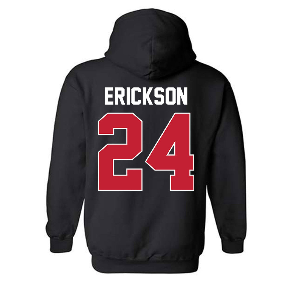Ferris State - NCAA Women's Basketball : Claire Erickson - Classic Shersey Hooded Sweatshirt-1