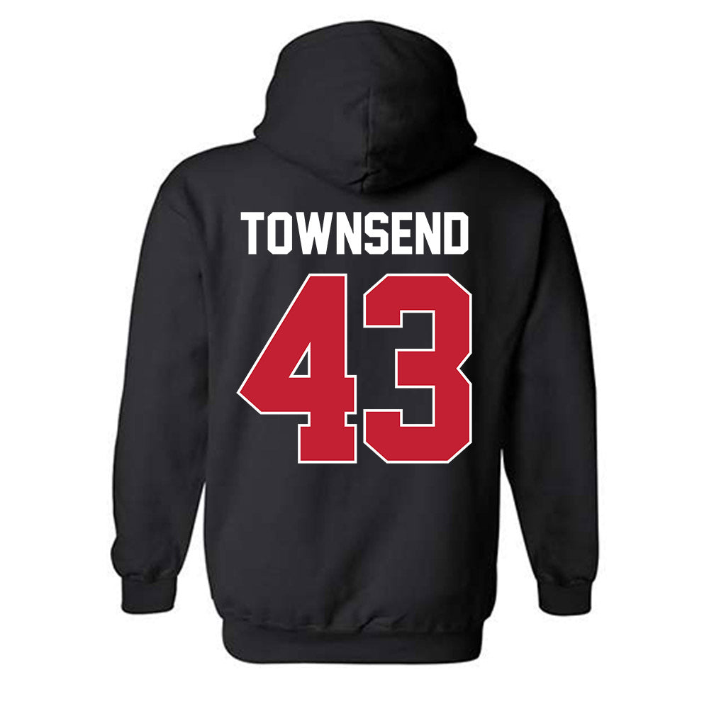 Ferris State - NCAA Football : Razah Townsend - Classic Shersey Hooded Sweatshirt-1