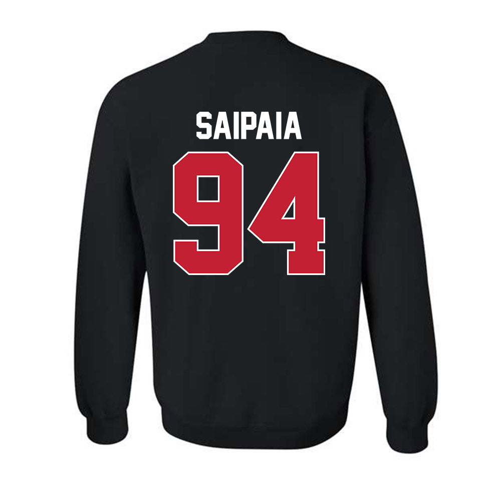 Ferris State - NCAA Football : Sio Saipaia - Classic Shersey Crewneck Sweatshirt-1