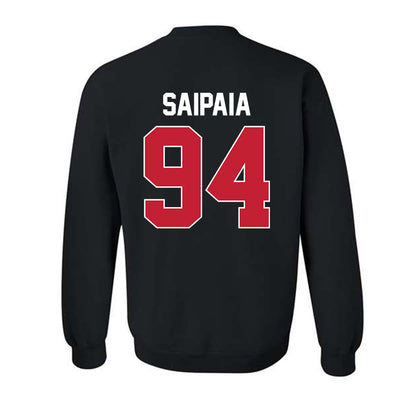 Ferris State - NCAA Football : Sio Saipaia - Classic Shersey Crewneck Sweatshirt-1