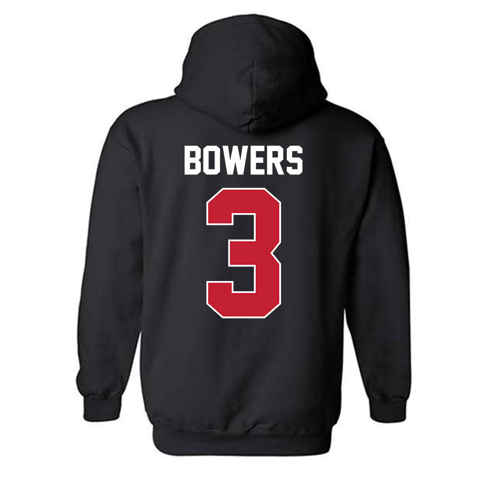 Ferris State - NCAA Women's Basketball : Kenzie Bowers - Classic Shersey Hooded Sweatshirt-1