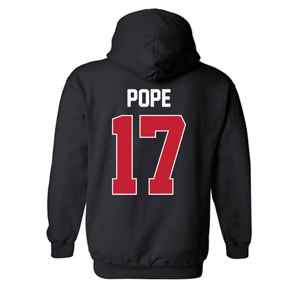 Ferris State - NCAA Football : Quentin Pope - Classic Shersey Hooded Sweatshirt-1
