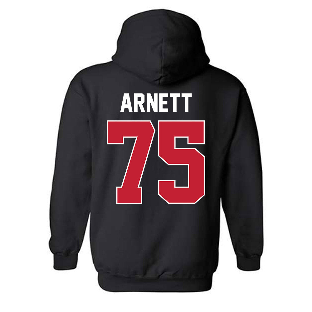 Ferris State - NCAA Football : Dayne Arnett - Classic Shersey Hooded Sweatshirt-1