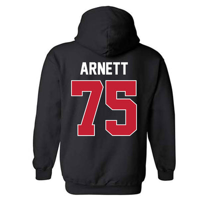 Ferris State - NCAA Football : Dayne Arnett - Classic Shersey Hooded Sweatshirt-1