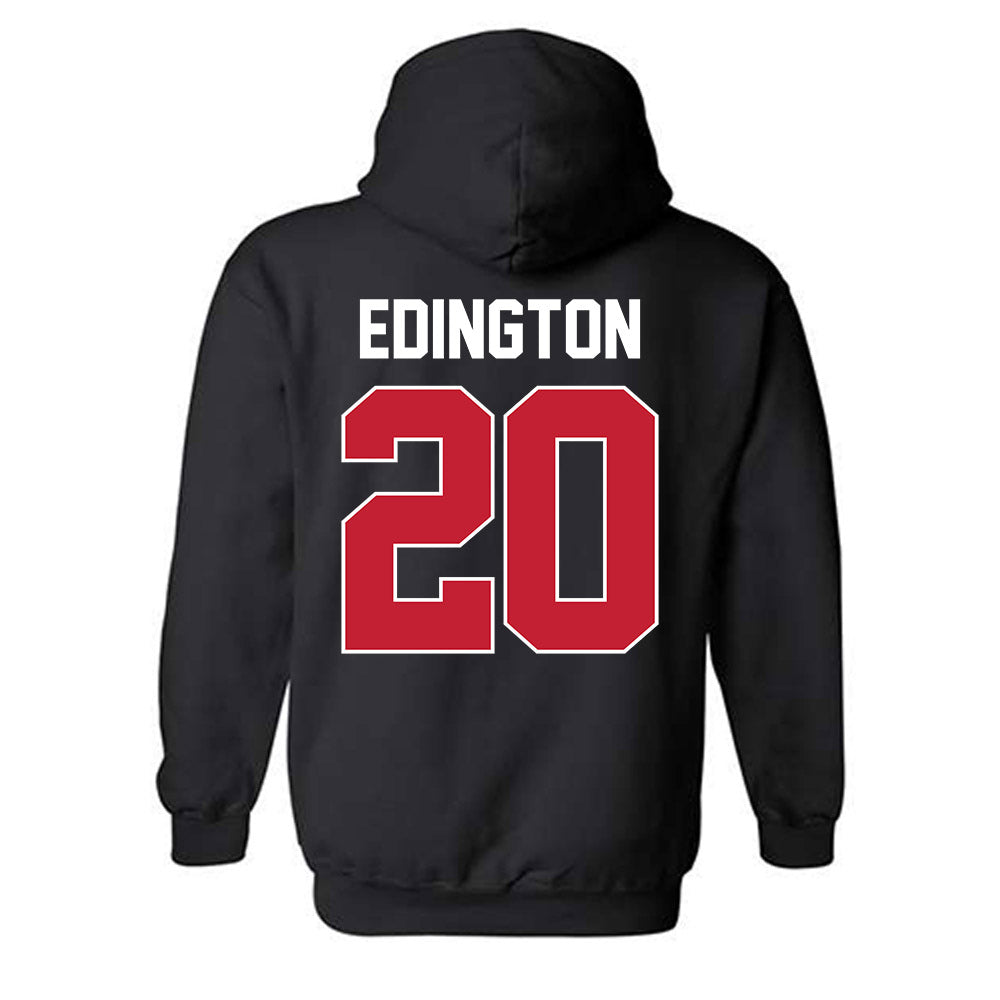 Ferris State - NCAA Football : Jaden Edington - Classic Shersey Hooded Sweatshirt-1