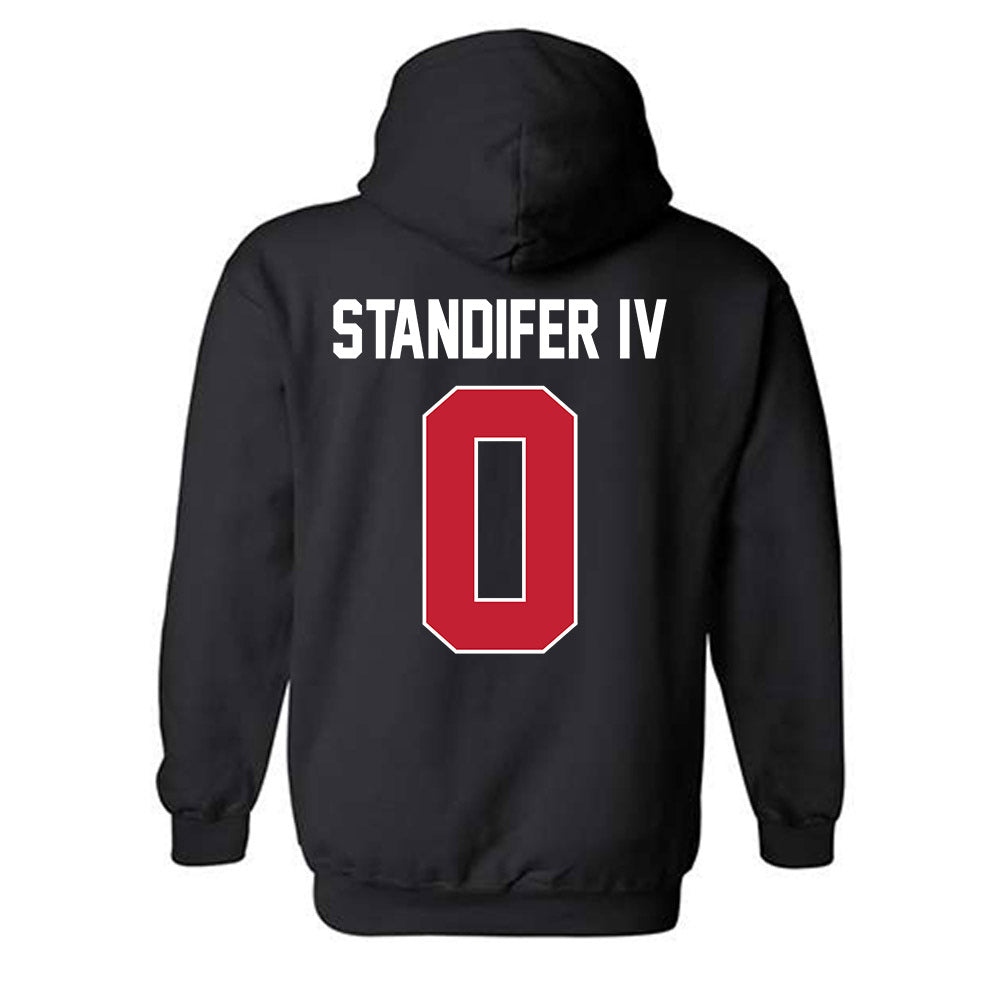 Ferris State - NCAA Football : Milton Standifer IV - Classic Shersey Hooded Sweatshirt-1