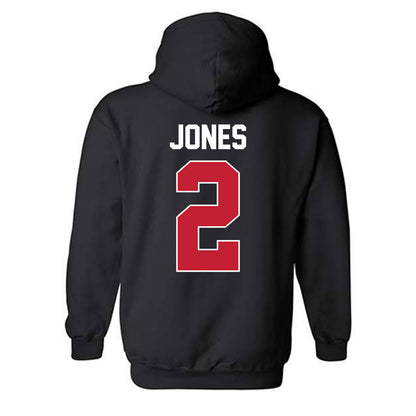 Ferris State - NCAA Football : Daviere Jones - Classic Shersey Hooded Sweatshirt-1