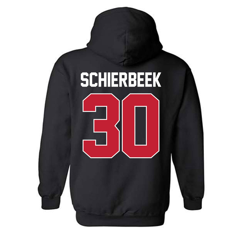Ferris State - NCAA Women's Basketball : Emma Schierbeek - Classic Shersey Hooded Sweatshirt-1