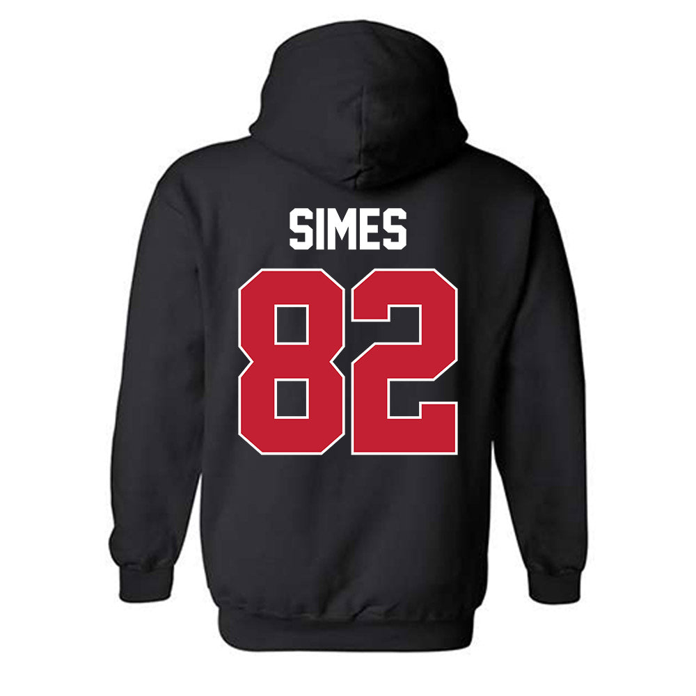 Ferris State - NCAA Football : Kevin Simes - Classic Shersey Hooded Sweatshirt-1