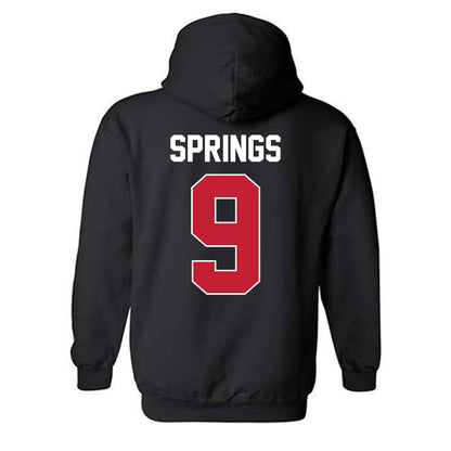 Ferris State - NCAA Football : Alex Springs - Classic Shersey Hooded Sweatshirt-1