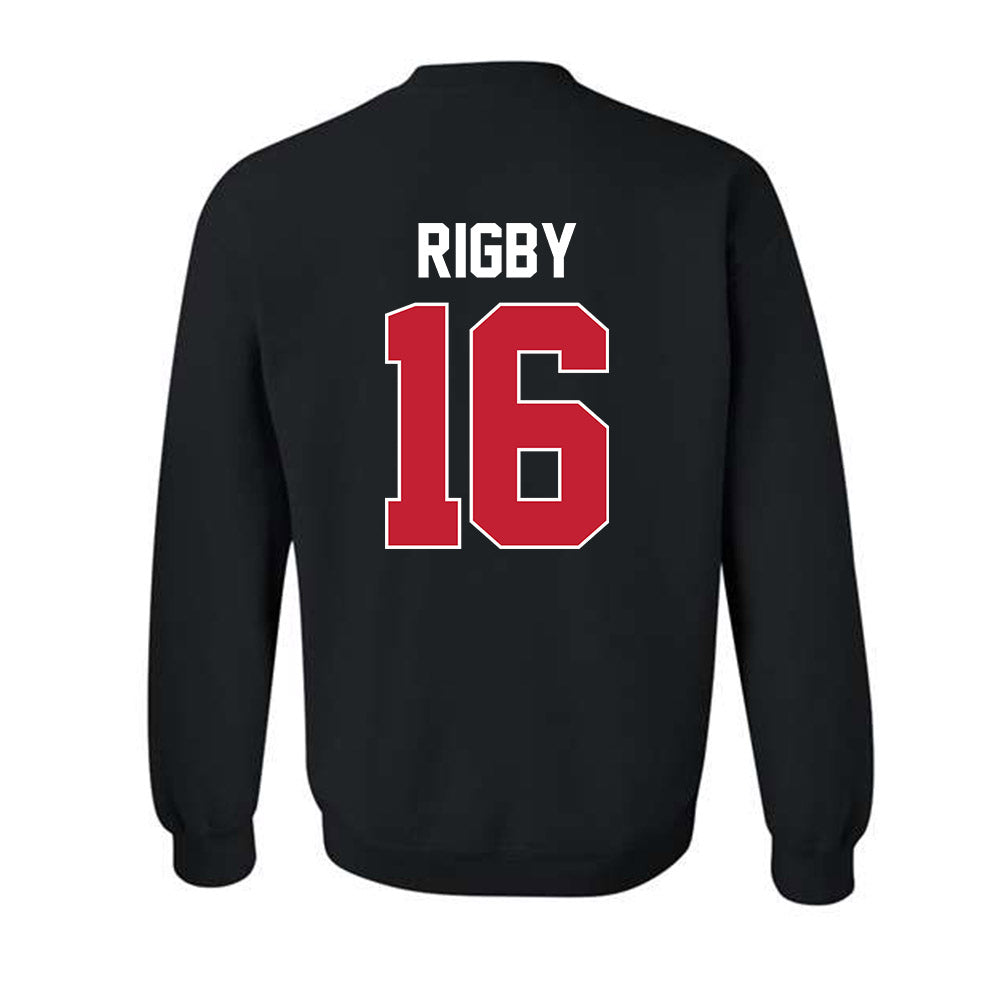 Ferris State - NCAA Football : Tre Rigby - Classic Shersey Crewneck Sweatshirt-1