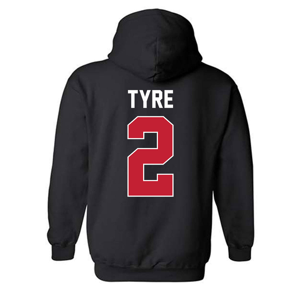 Ferris State - NCAA Football : Kelby Tyre - Classic Shersey Hooded Sweatshirt-1