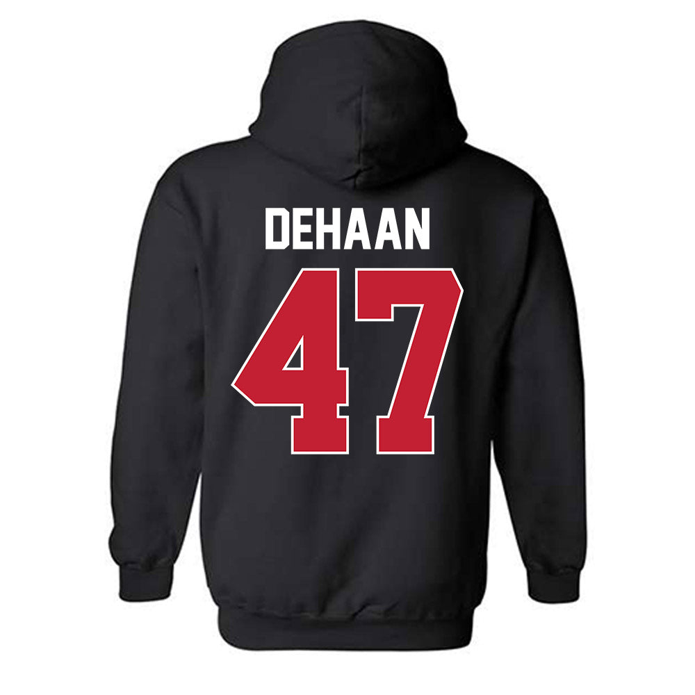 Ferris State - NCAA Football : Ike DeHaan - Classic Shersey Hooded Sweatshirt-1