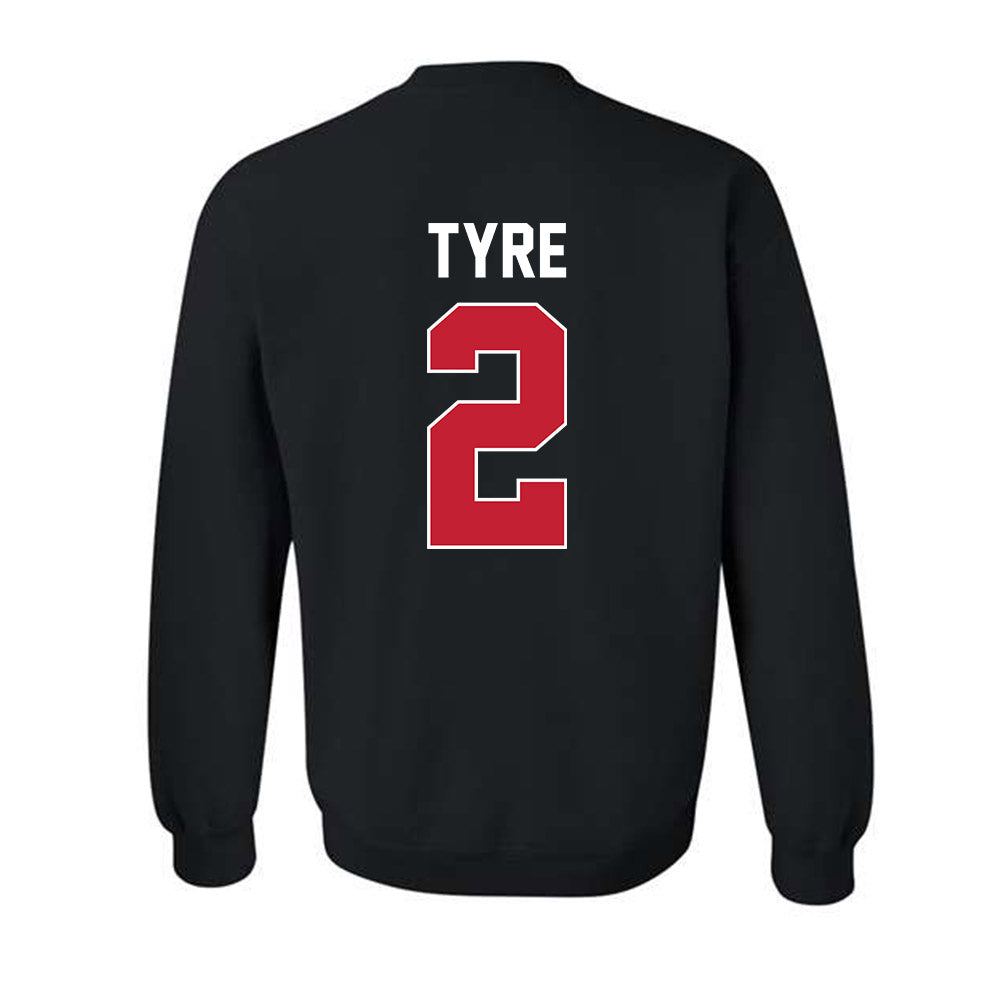 Ferris State - NCAA Football : Kelby Tyre - Classic Shersey Crewneck Sweatshirt-1
