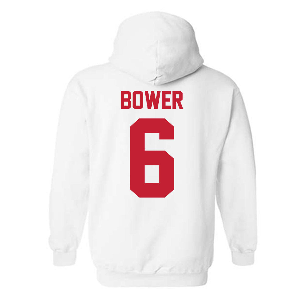 Ferris State - NCAA Football : Tarick Bower - Classic Shersey Hooded Sweatshirt-1