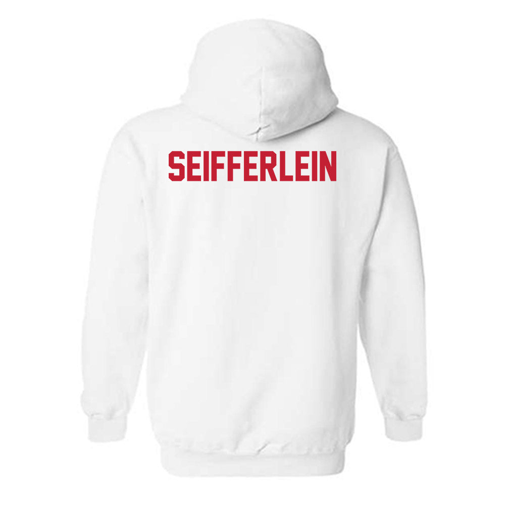 Ferris State - NCAA Men's Track & Field : Lucas Seifferlein - Classic Shersey Hooded Sweatshirt-1