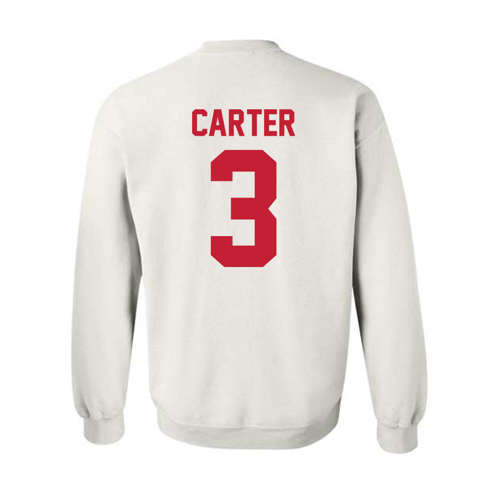 Ferris State - NCAA Football : Chase Carter - Classic Shersey Crewneck Sweatshirt-1