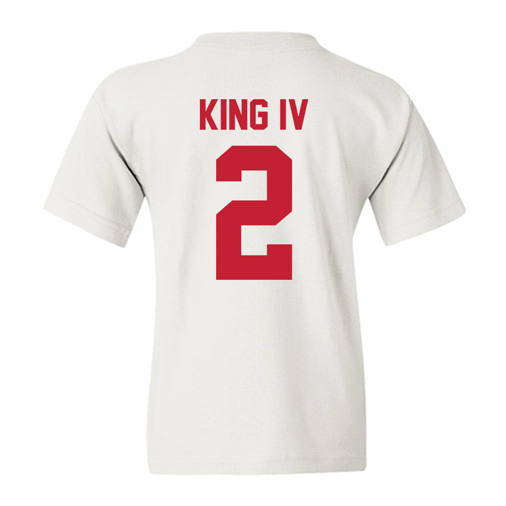 Ferris State - NCAA Football : Damion King IV - Classic Shersey Youth T-Shirt-1