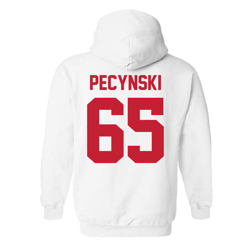 Ferris State - NCAA Football : Cory Pecynski - Classic Shersey Hooded Sweatshirt-1