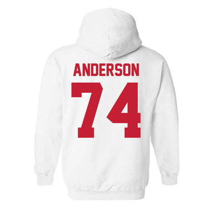 Ferris State - NCAA Football : Bobby Anderson - Classic Shersey Hooded Sweatshirt-1