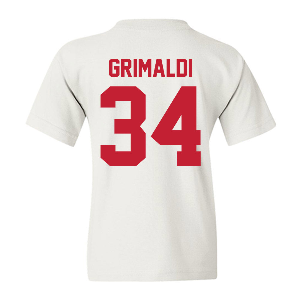 Ferris State - NCAA Men's Ice Hockey : Nick Grimaldi - Classic Shersey Youth T-Shirt-1