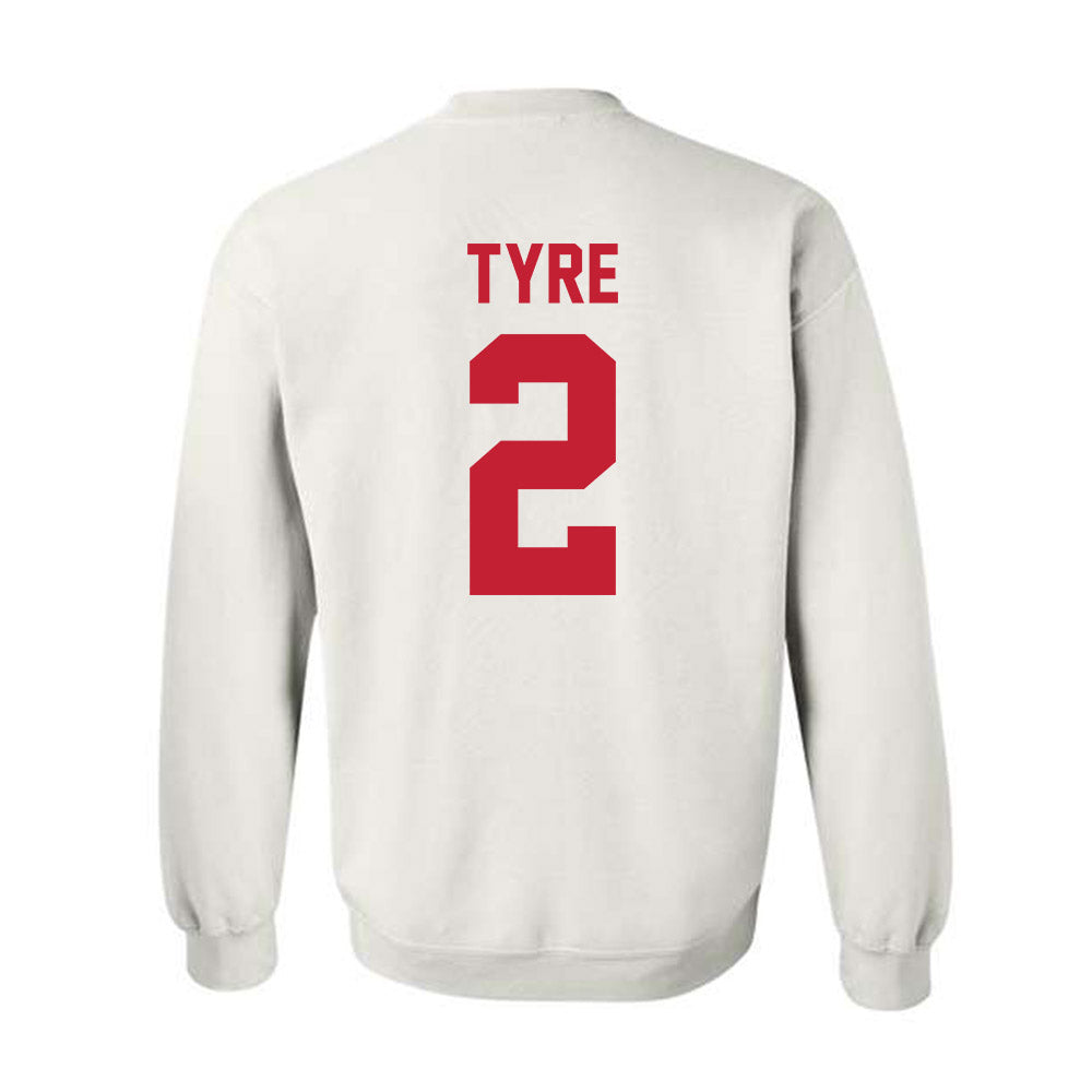 Ferris State - NCAA Football : Kelby Tyre - Classic Shersey Crewneck Sweatshirt-1