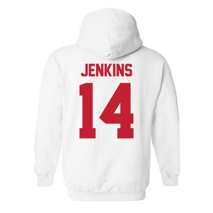 Ferris State - NCAA Football : Dmari Jenkins - Classic Shersey Hooded Sweatshirt-1
