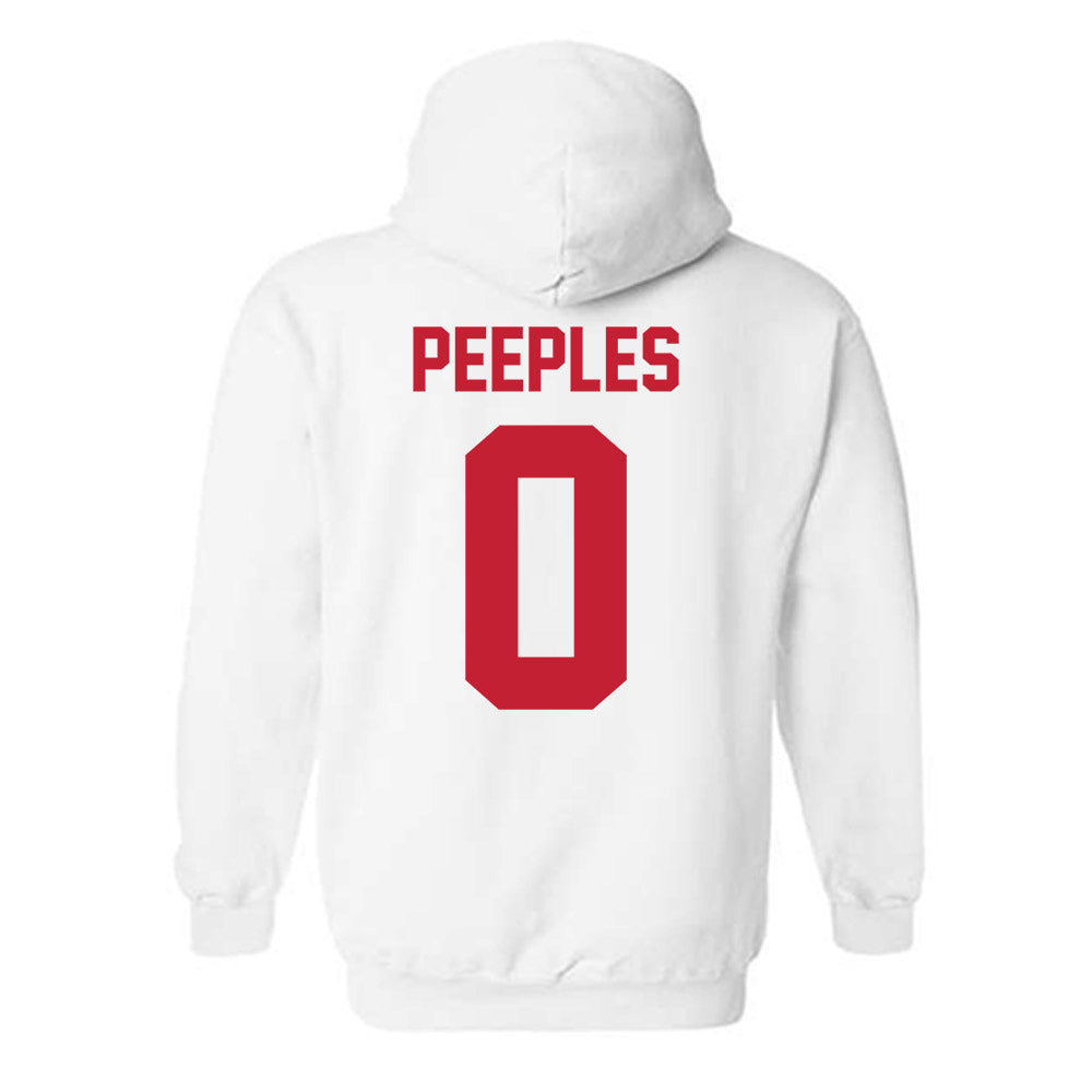 Ferris State - NCAA Football : Kevin Peeples - Classic Shersey Hooded Sweatshirt-1