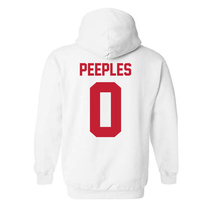Ferris State - NCAA Football : Kevin Peeples - Classic Shersey Hooded Sweatshirt-1