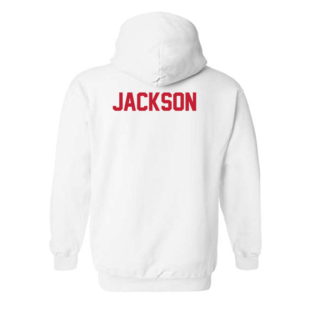 Ferris State - NCAA Men's Track & Field : Ignatius Jackson - Classic Shersey Hooded Sweatshirt-1
