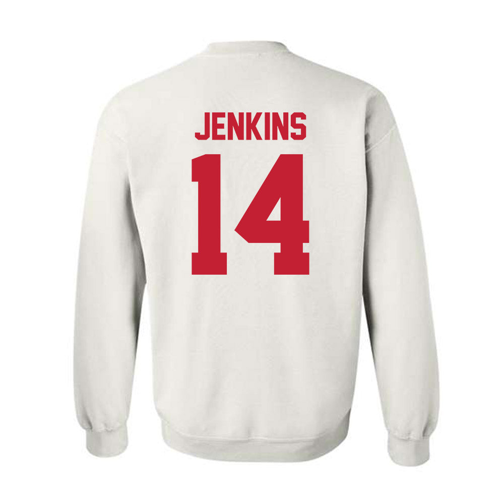 Ferris State - NCAA Football : Dmari Jenkins - Classic Shersey Crewneck Sweatshirt-1