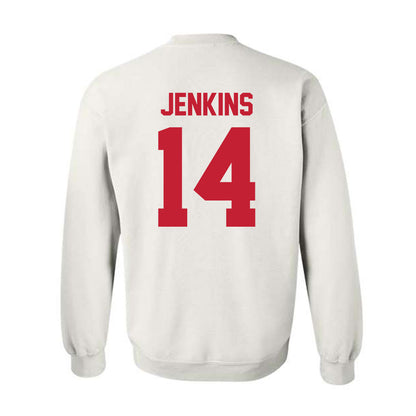 Ferris State - NCAA Football : Dmari Jenkins - Classic Shersey Crewneck Sweatshirt-1