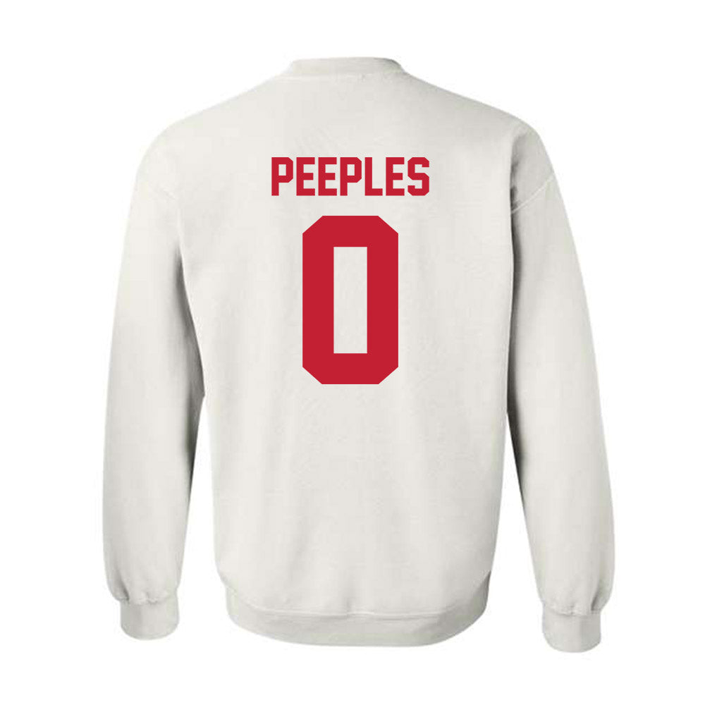 Ferris State - NCAA Football : Kevin Peeples - Classic Shersey Crewneck Sweatshirt-1