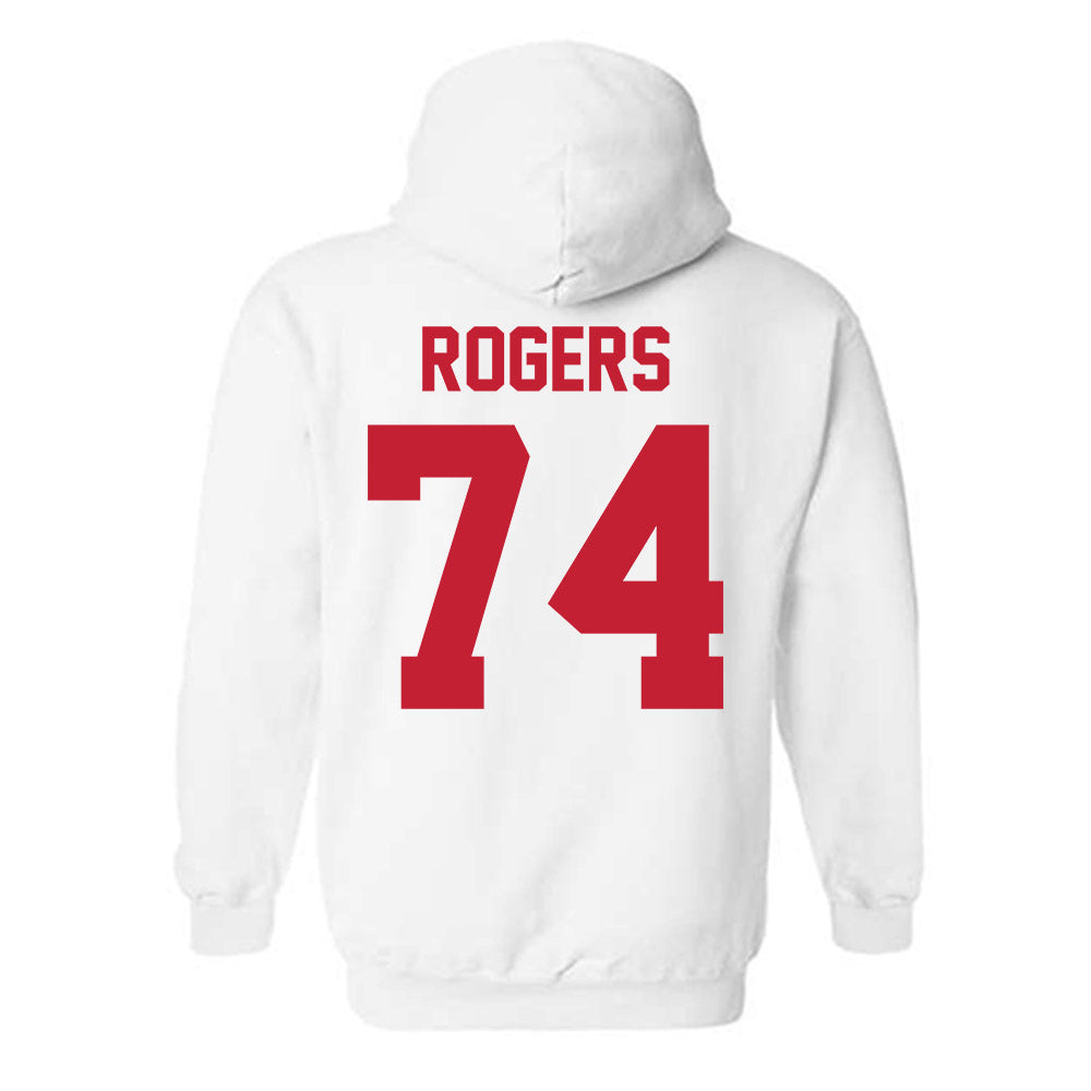 Ferris State - NCAA Football : Rashawn Rogers - Classic Shersey Hooded Sweatshirt-1