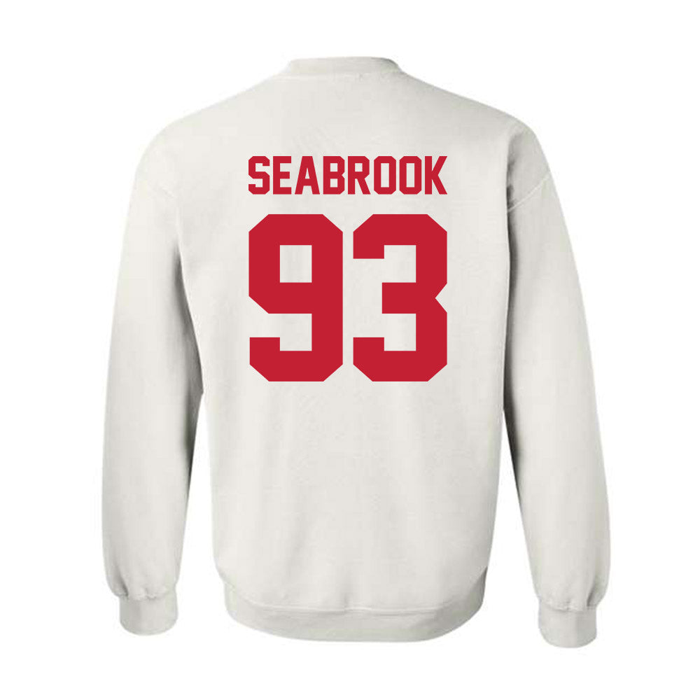 Ferris State - NCAA Football : Erick Seabrook - Classic Shersey Crewneck Sweatshirt-1