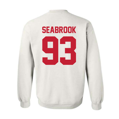 Ferris State - NCAA Football : Erick Seabrook - Classic Shersey Crewneck Sweatshirt-1