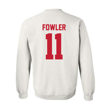 Ferris State - NCAA Football : Tyrone Fowler - Classic Shersey Crewneck Sweatshirt-1