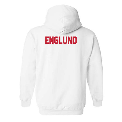 Ferris State - NCAA Women's Track & Field : Daisy Englund - Classic Shersey Hooded Sweatshirt-1