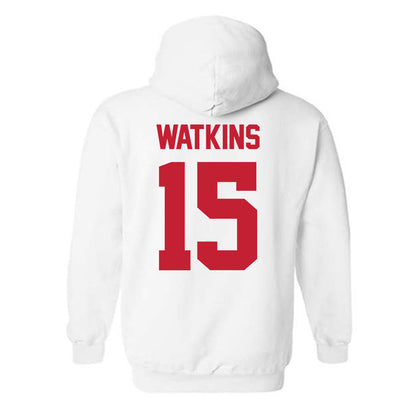 Ferris State - NCAA Football : Jerlaius Watkins - Classic Shersey Hooded Sweatshirt-1