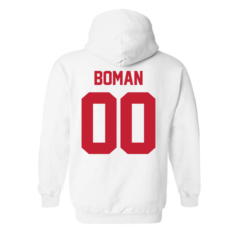 Ferris State - NCAA Football : Griffin Boman - Classic Shersey Hooded Sweatshirt-1